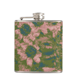 Flasques Motif de camouflage de fleur