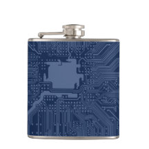Motif de circuit Geek bleu
