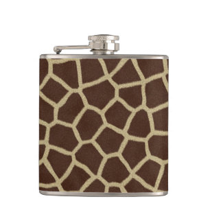 Flasques Motif de fourrure de girafe