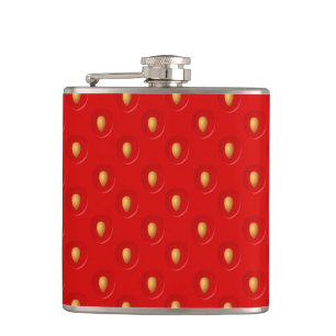 Flasques Motif de fraise