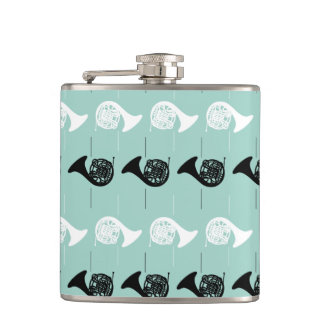 Flasques Motif de la Corne française