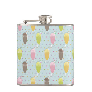 Flasques Motif de milkshake