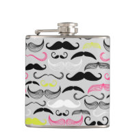 Motif de moustache, rétro style