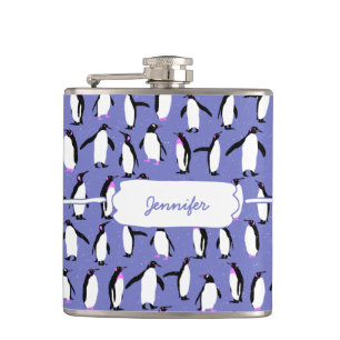 Flasques Motif de pingouin d'hiver mignon