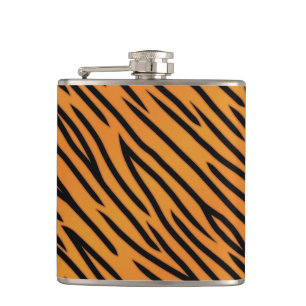 Flasques Motif de rayure de tigre