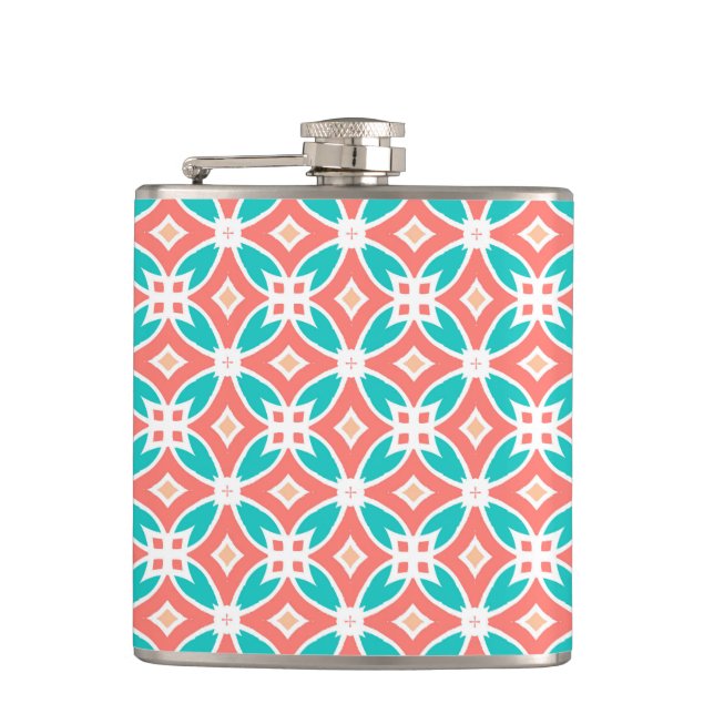 Flasques Motif ethnique multicolore (Devant)
