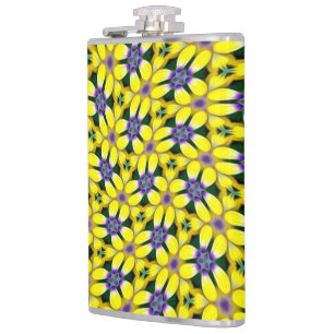 Flasques Motif Fleur de marguerite jaune