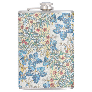 Flasques Motif floral de géranium sauvage Art nouveau vinta