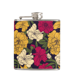 Flasques Motif floral élégant