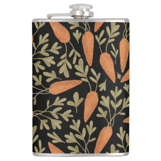 Flasques Motif mignon à main de carottes