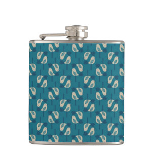 Flasques motif montrant des oiseaux