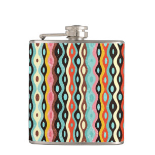Flasques Motif multicolore abstrait
