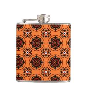Flasques Motif orange de Suzani
