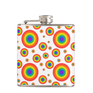 Flasques Motif Pois Rainbow