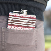motif rayé rouge et blanc