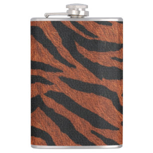 Flasques Motif Sauvage Rayure de Tigre