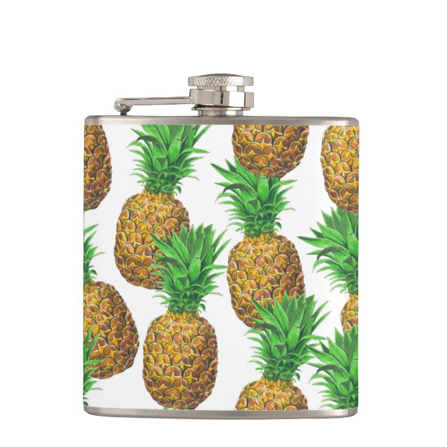 Flasques Motif transparent avec ananas (Devant)