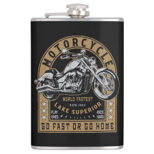 Flasques Moto Retro Lake Superior