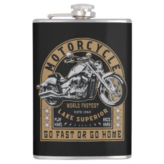 Flasques Moto Retro Lake Superior