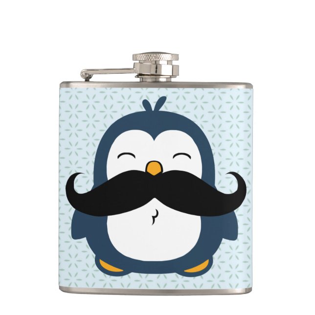 Flasques Moustache Penguin (Devant)
