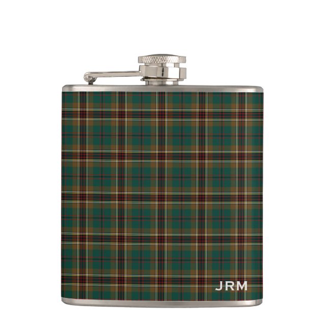 Flasques Murphy Tartan Monogram Irish Plaid (Devant)