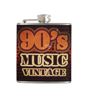 Flasques Musique 90's Vintage