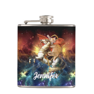 Flasques Napoléon Cat dans l'espace