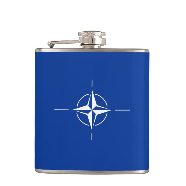 Flasques nato flag North Atlantic Treaty Organization Allia (Devant)