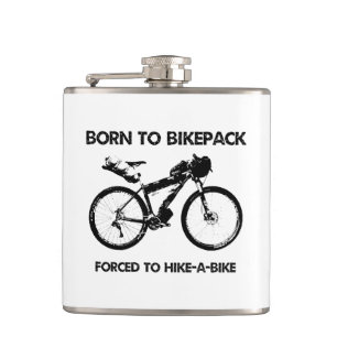 Flasques Né À Bikepack Forcé À La Randonnée À Vélo