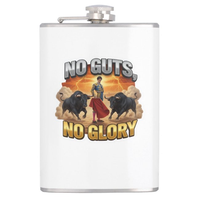 Flasques No Guts, No Glory: Motivational & Success Mindset (Devant)