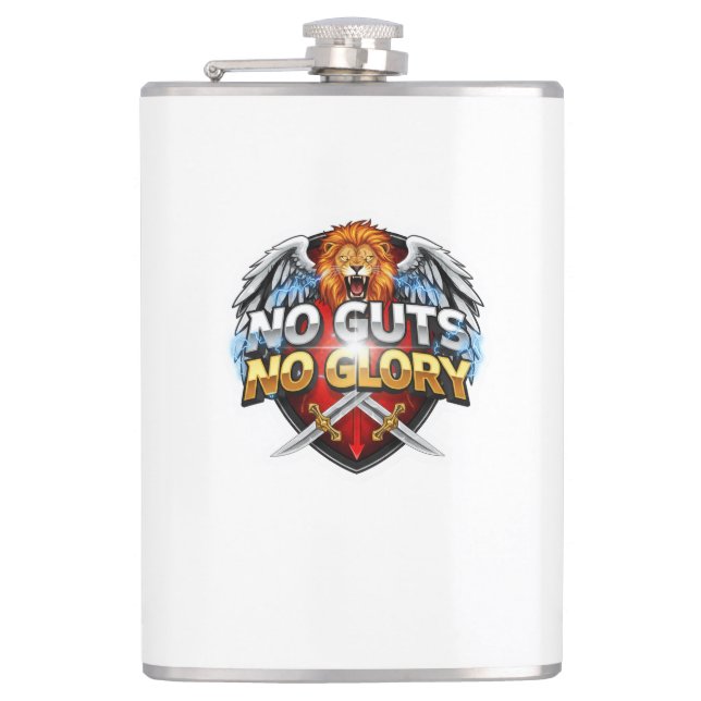 Flasques No Guts, No Glory: Motivational & Success Mindset (Devant)