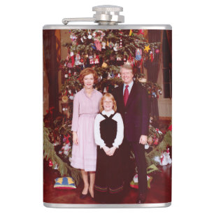 Flasques Noël Président James Jimmy Carter Maison Blanche