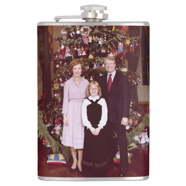 Flasques Noël Président James Jimmy Carter Maison Blanche (Devant)