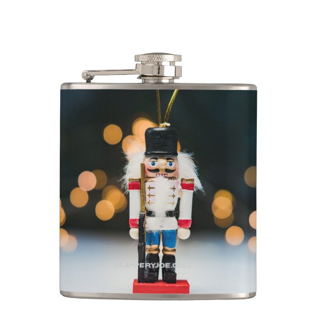 Flasques Noël SlipperyJoe nutcracker figurine ornement (Devant)