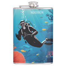 Nom personnalisé Scuba Diver