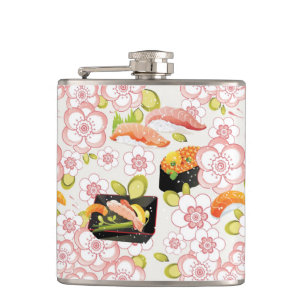Flasques Nourriture japonaise : Motif 2 de sushi