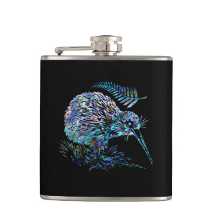 FLASQUES NOUVELLE-ZÉLANDE KIWI PAUA