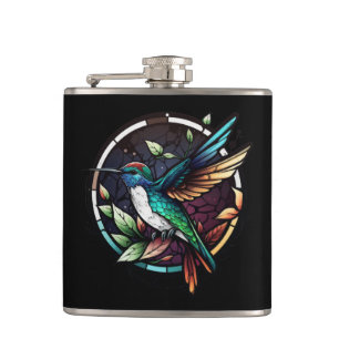 Flasques Oiseau de mer Portrait animal Verre tendu Art