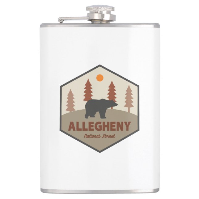 Flasques Ours forestier national d'Allegheny (Devant)