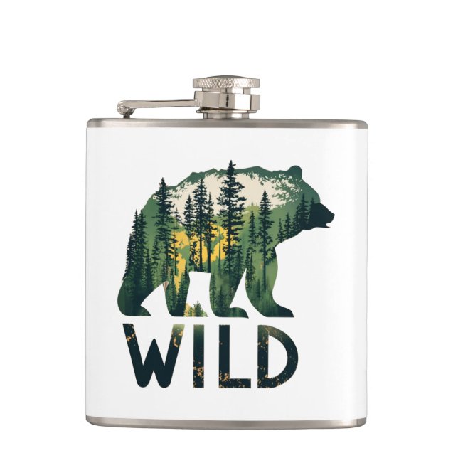 Flasques Ours Sauvage Nature (Devant)