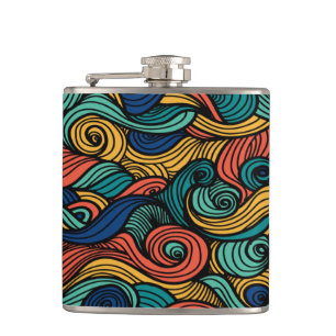 Flasques Paisley haché