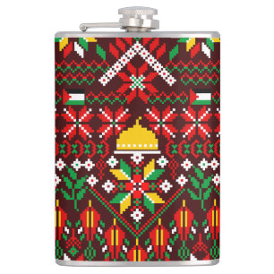Flasques Palestine Tatreez Broderie traditionnelle