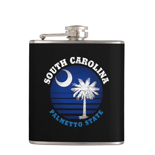 FLASQUES PALMETTO DE L'ÉTAT DE CAROLINE DU SUD FLAG HIP FLA (Devant)