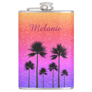Flasques Palmiers mousseux