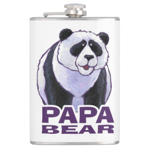 Flasques Papa Panda Bear