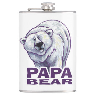 Flasques Papa Polar Bear