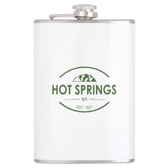 Flasques Parc national des sources chaudes (Devant)