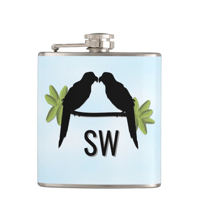 Flasques Parrot Love Monogramme (Devant)