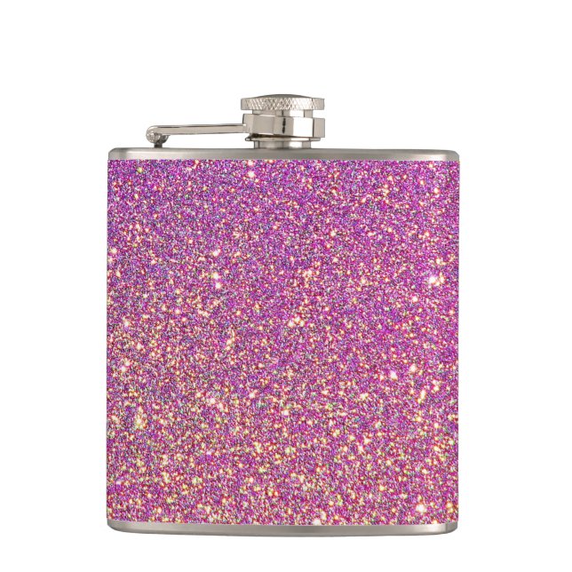 Flasques Parties scintillant d'or rose Faux feuille (Devant)