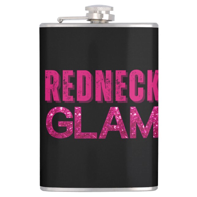 Flasques Parties scintillant rose glam (Devant)
